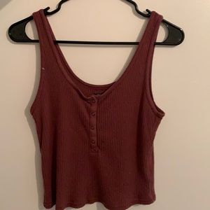 button up tank top
